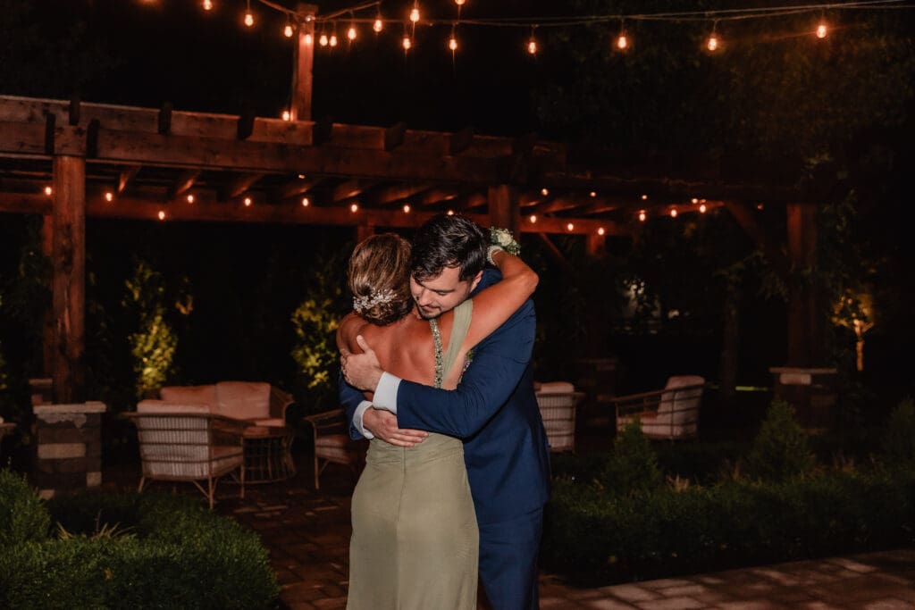 Pittsburgh groom dances with his mother during the wedding reception at Willowbrook in Volant, PA