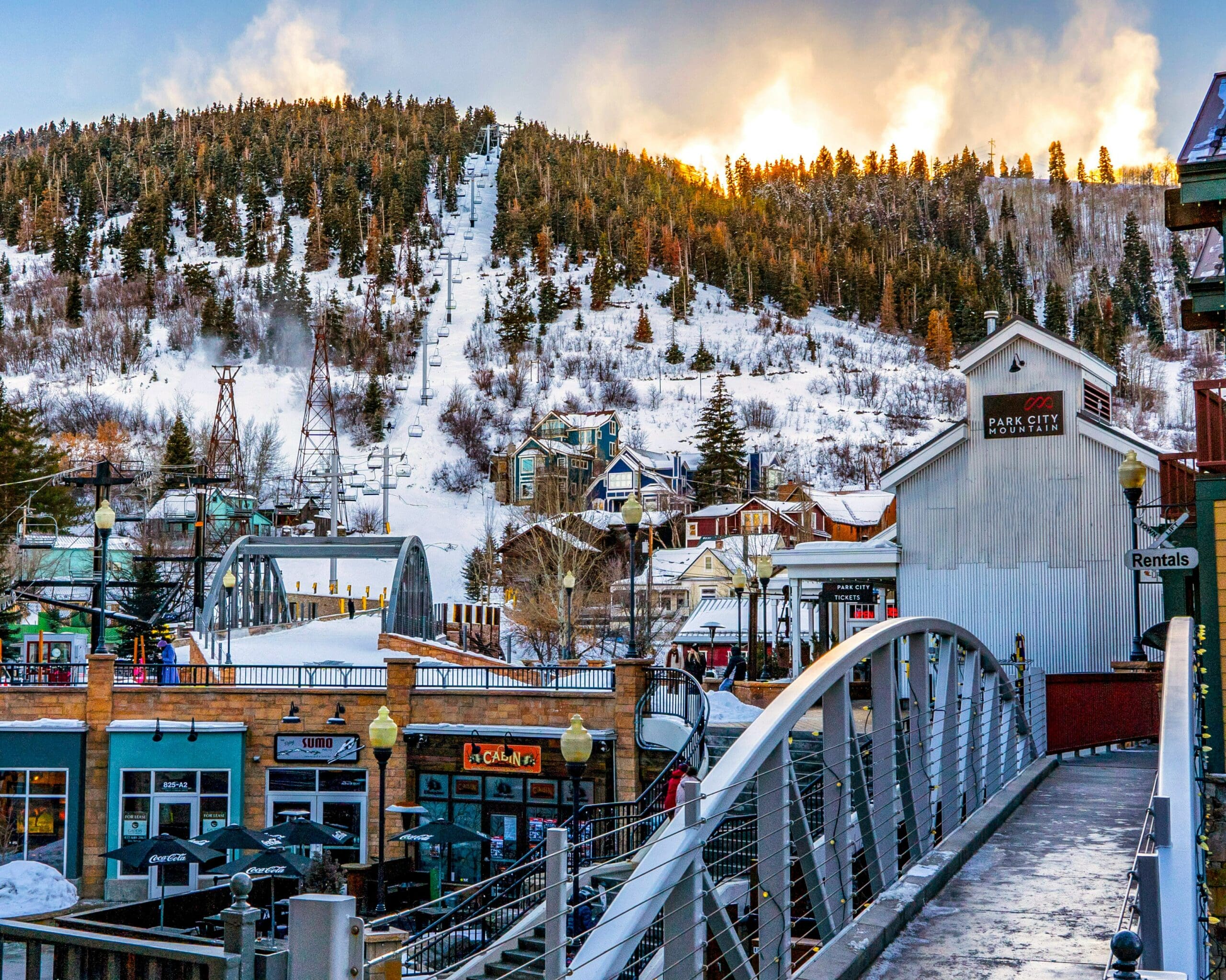 Mountain elopement in Park City Utah with alpine scenery, pine trees, and wide open views near Salt Lake City.
