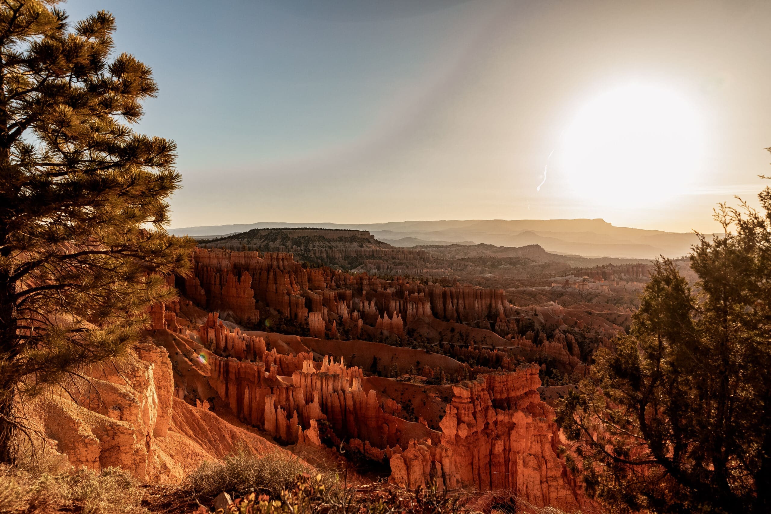 iews of the Bryce Canyon amphitheater from the Rim Trail for a Bryce Canyon elopement